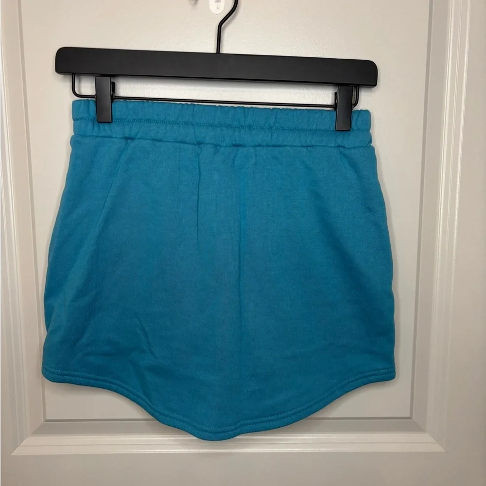 Alo Accolade high waisted sweat skirt blue/teal athletic size XXS